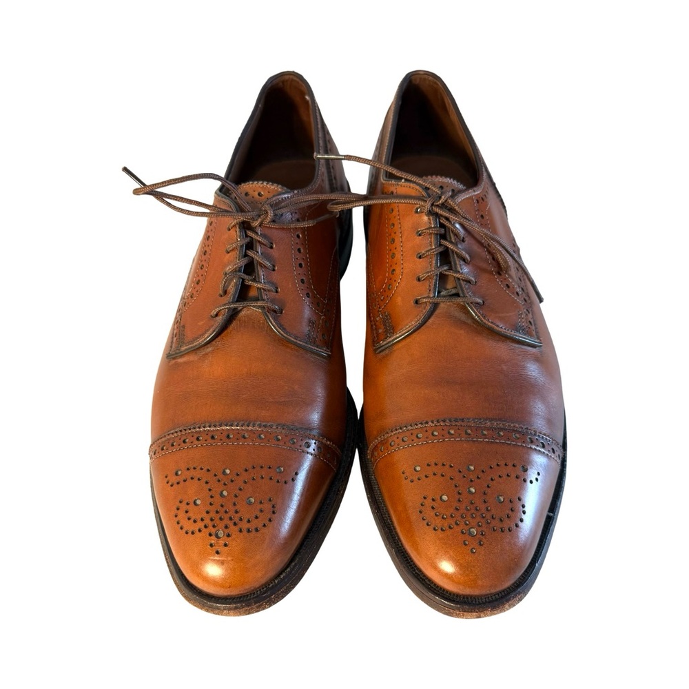 Allen Edmonds Sanford 5267 Leather
Tan Leather Cap Toe
Oxford Dress Shoe